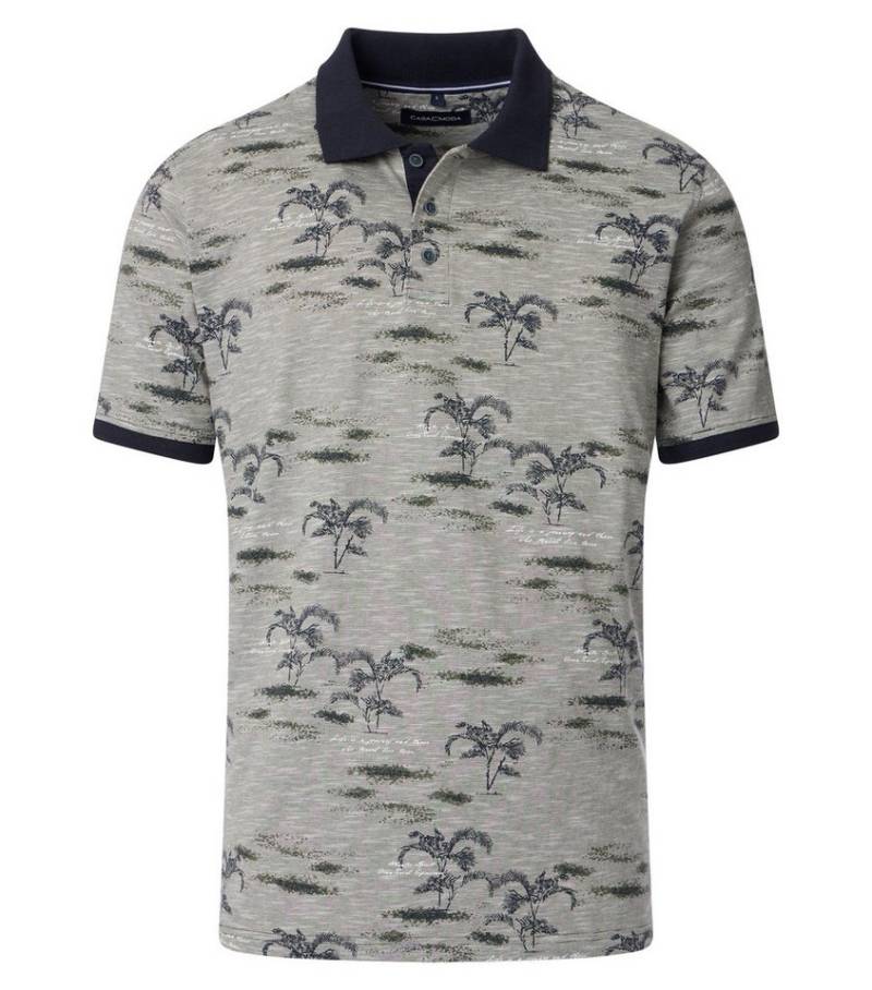 CASAMODA Poloshirt CASAMODA Polo-Shirt Print von CASAMODA