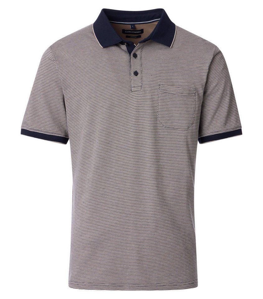 CASAMODA Poloshirt CASAMODA Polo-Shirt gemustert von CASAMODA