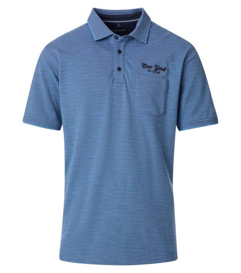 CASAMODA Poloshirt CASAMODA Polo-Shirt Print von CASAMODA