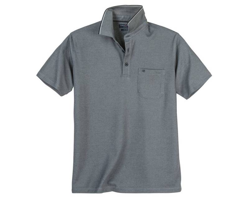 CASAMODA Poloshirt CasaModa Übergrößen Poloshirt easy care grau melange von CASAMODA