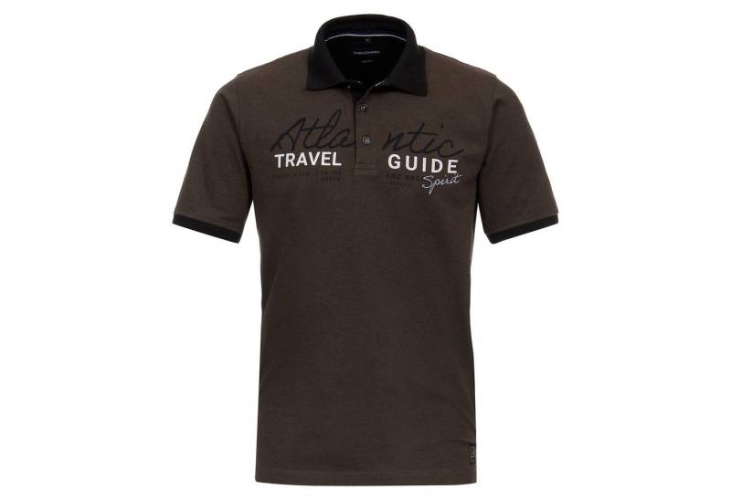 CASAMODA Poloshirt CasaModa Stretch-Poloshirt braun melange modisch XXL von CASAMODA