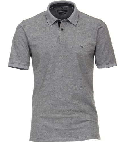 CASAMODA Poloshirt Halbarm Polokragen geknöpft Graphit Größe M, (004470/774) von CASAMODA