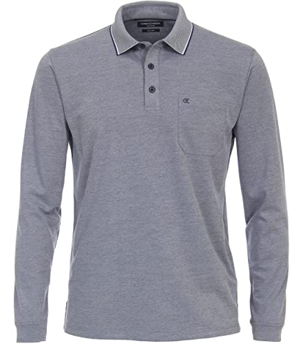 CASAMODA Polo-Shirt Langarm Uni von CASAMODA