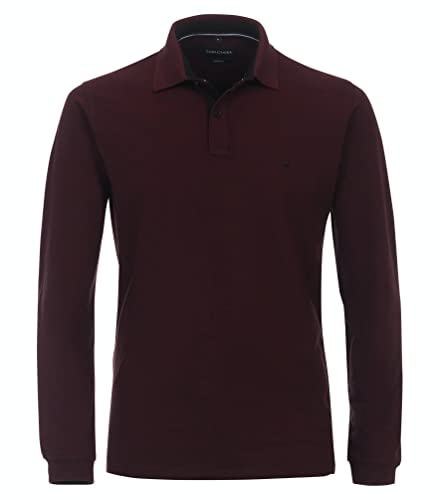 CASAMODA Poloshirt Langarm Polokragen geknöpft rot Größe M, Weinrot CASAMODA Poloshirt Langarm Polokragen geknöpft rot Größe M, Weinrot von CASAMODA