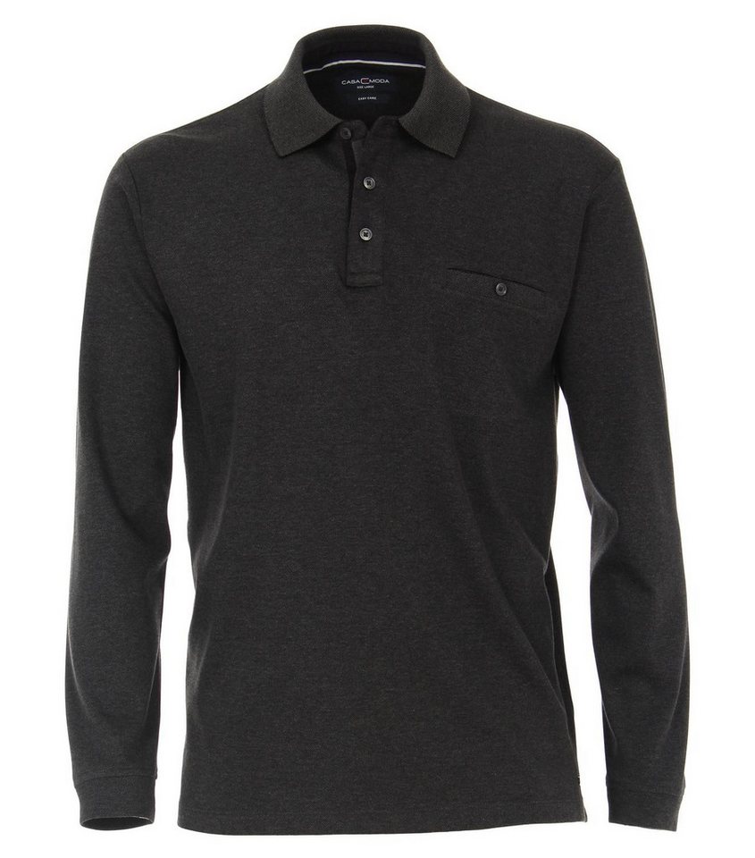 CASAMODA Poloshirt Polo Langarm SNOS von CASAMODA