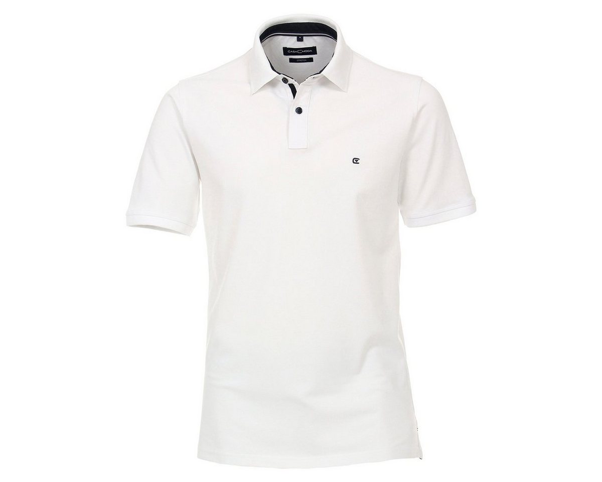 CASAMODA Poloshirt Übergrößen Basic Herren Poloshirt weiß CasaModa von CASAMODA