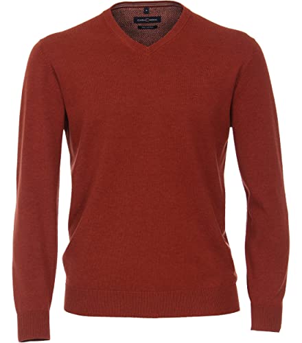 CASAMODA Pullover Uni Dunkelorange M von CASAMODA