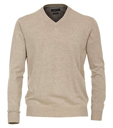 CASAMODA Pullover Uni Champagner Beige 3XL von CASAMODA