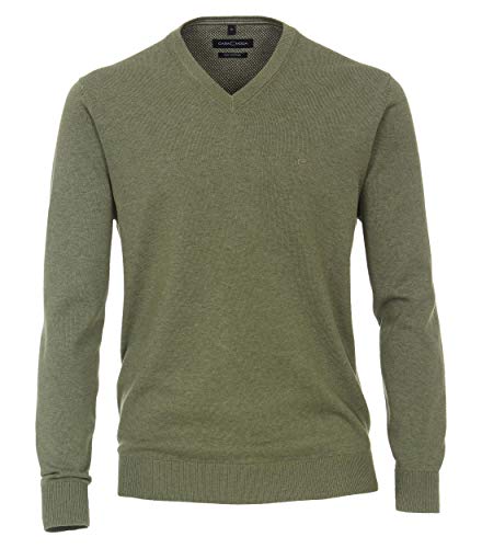 CASAMODA Pullover Uni Olive - 335 6XL von CASAMODA