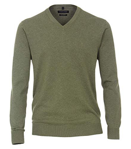 CASAMODA - Herren Pullover mit V-Ausschnitt (004430), Größe:XXL, Farbe:Grün (335) von CASAMODA