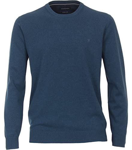 CASAMODA Pullover Uni Türkisblau L von CASAMODA