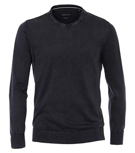 CASAMODA Pullover Uni graues Dunkelblau M von CASAMODA