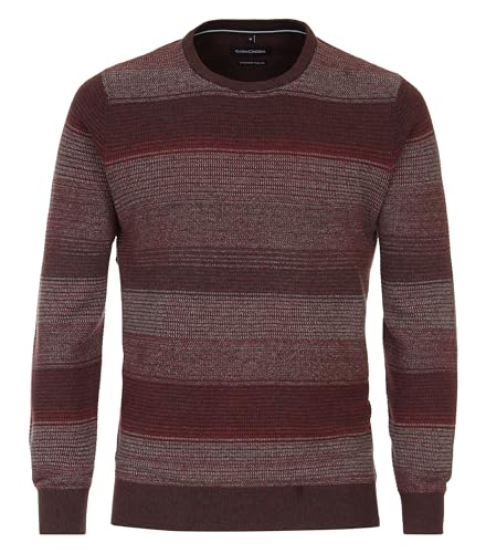 CASAMODA Pullover gestreift Dunkelrot 5XL von CASAMODA