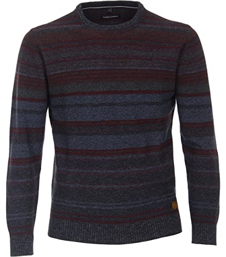 CASAMODA Pullover gestreift Dunkelrot L von CASAMODA