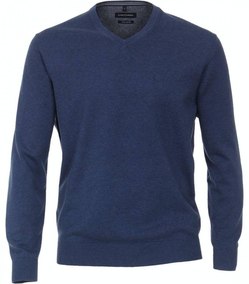 CASAMODA - Pullover mit V-Ausschnitt blau - Gr. - XXL von CASAMODA