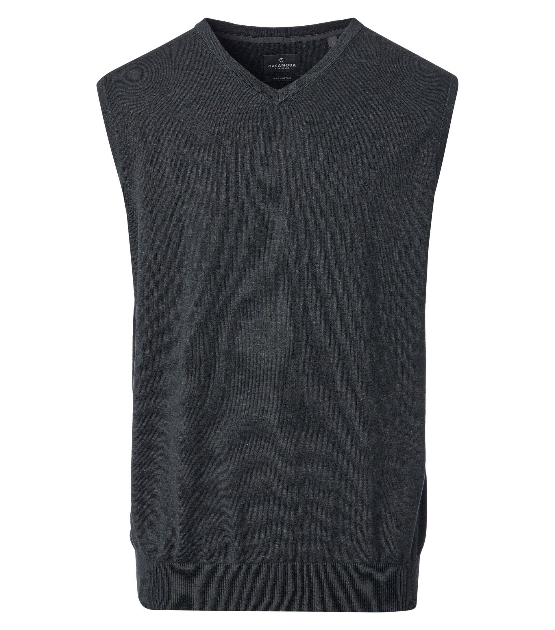 CASAMODA - Pullunder uni 004460 anthrazit - Gr. - 3XL von CASAMODA