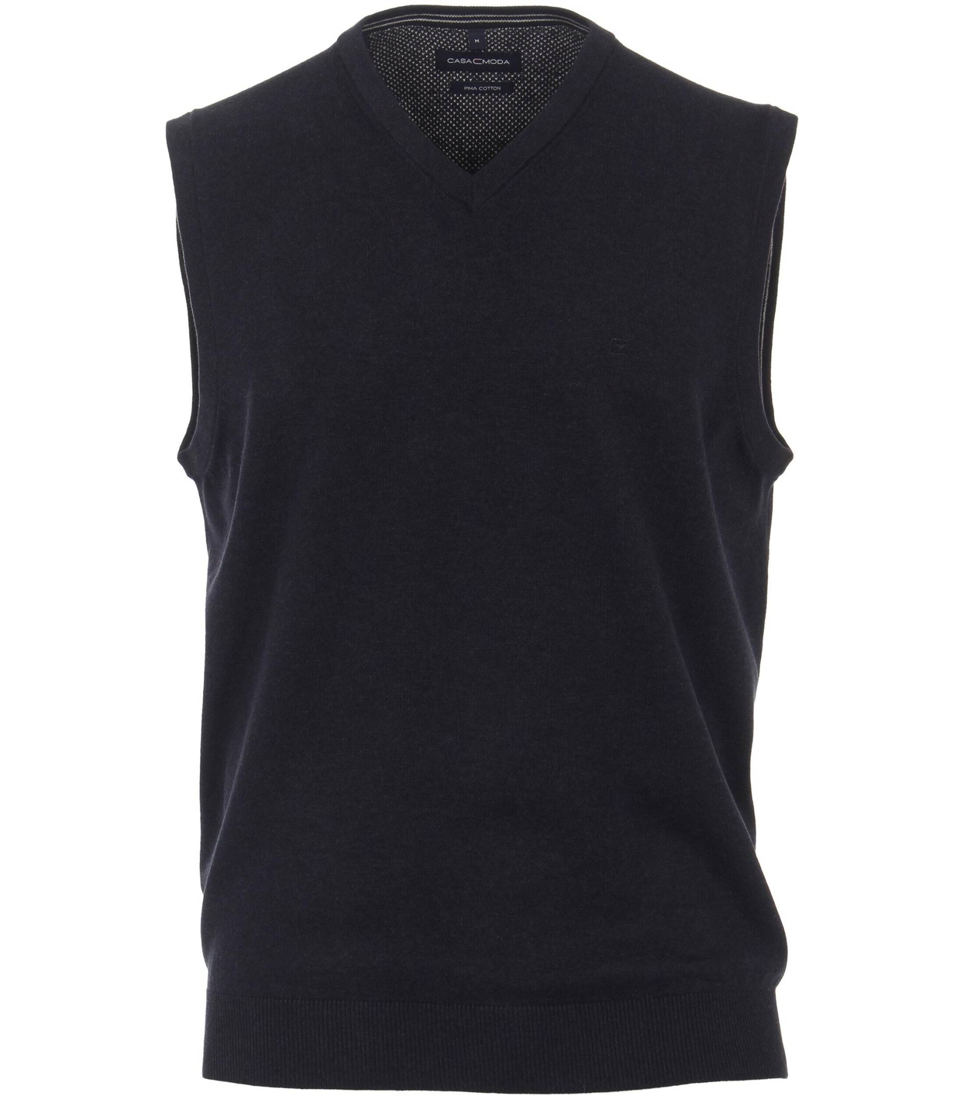 CASAMODA - Pullunder uni 004460 blau - Gr. - XL von CASAMODA