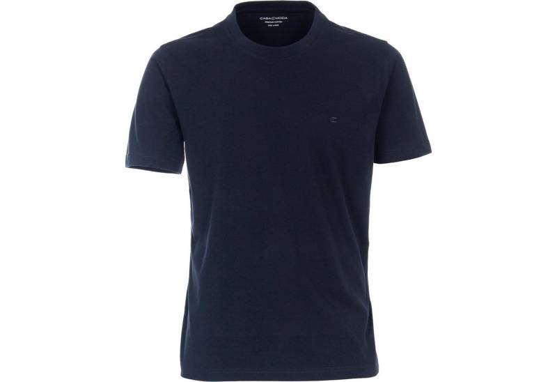 CASAMODA Rundhalsshirt CasaModa Basic T-Shirt dunkelblau Übergröße von CASAMODA