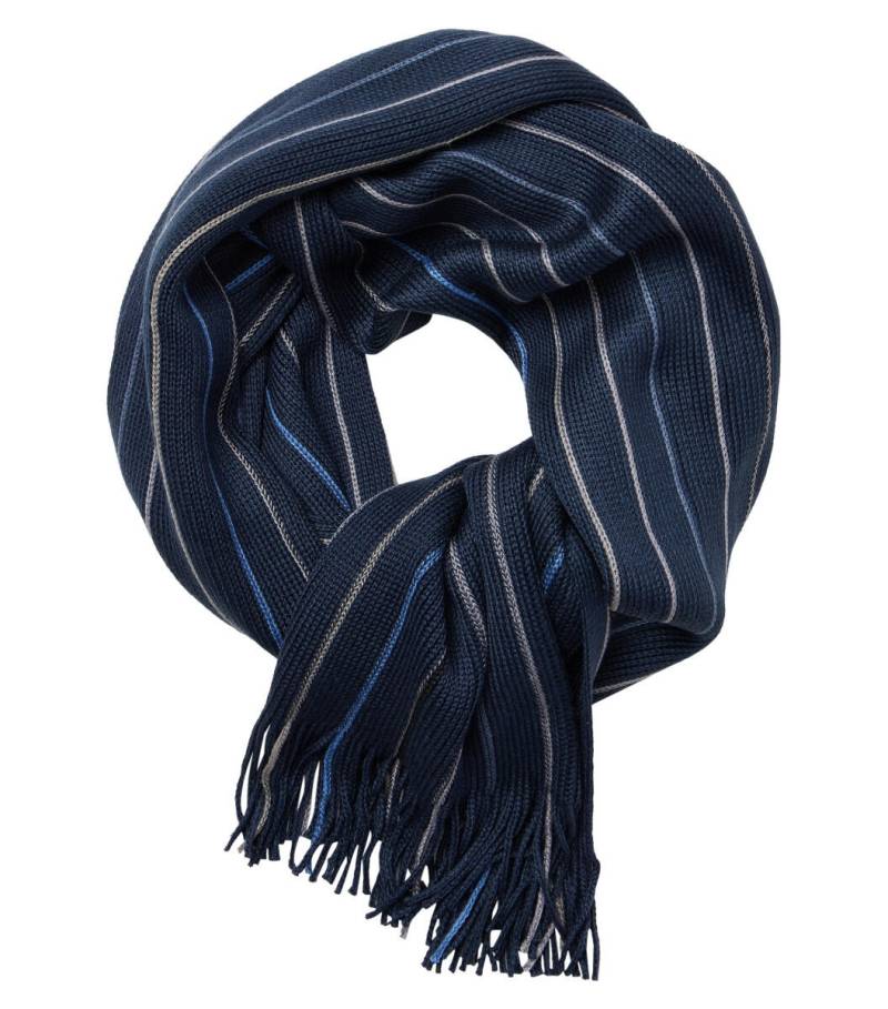 CASAMODA - Schal mit Streifen blau - Gr. - OS von CASAMODA