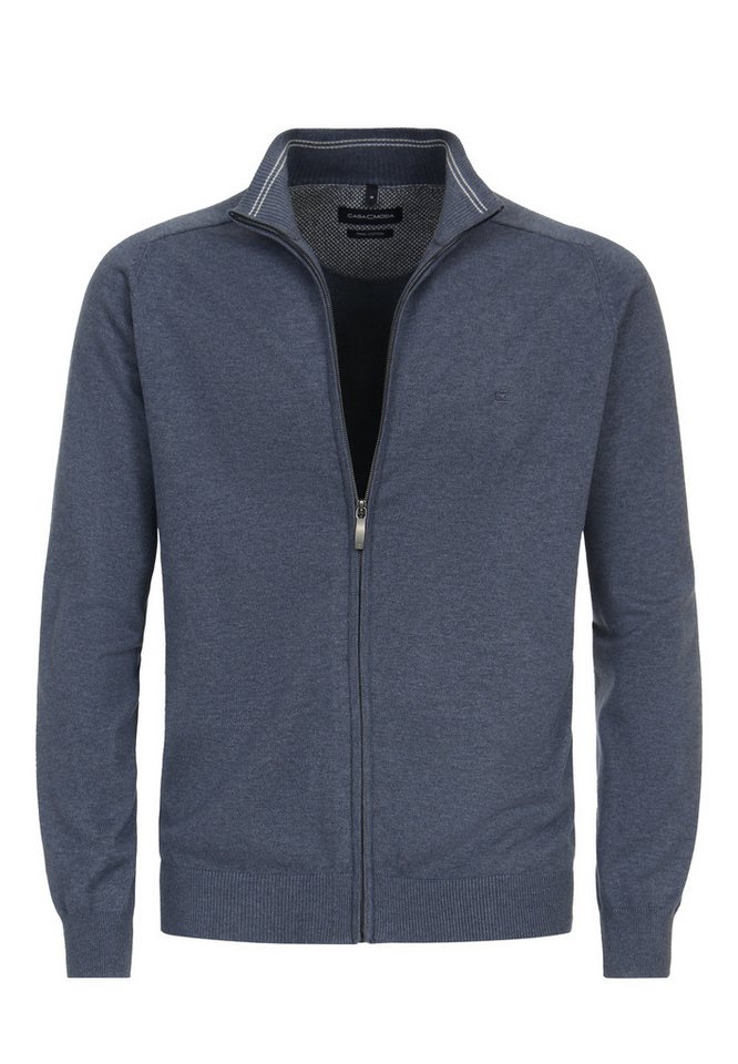 CASAMODA Strickjacke Basic (1-tlg) Strickjacke - Baumwolle - Atmungsaktiv - Reine Pima-Baumwolle von CASAMODA