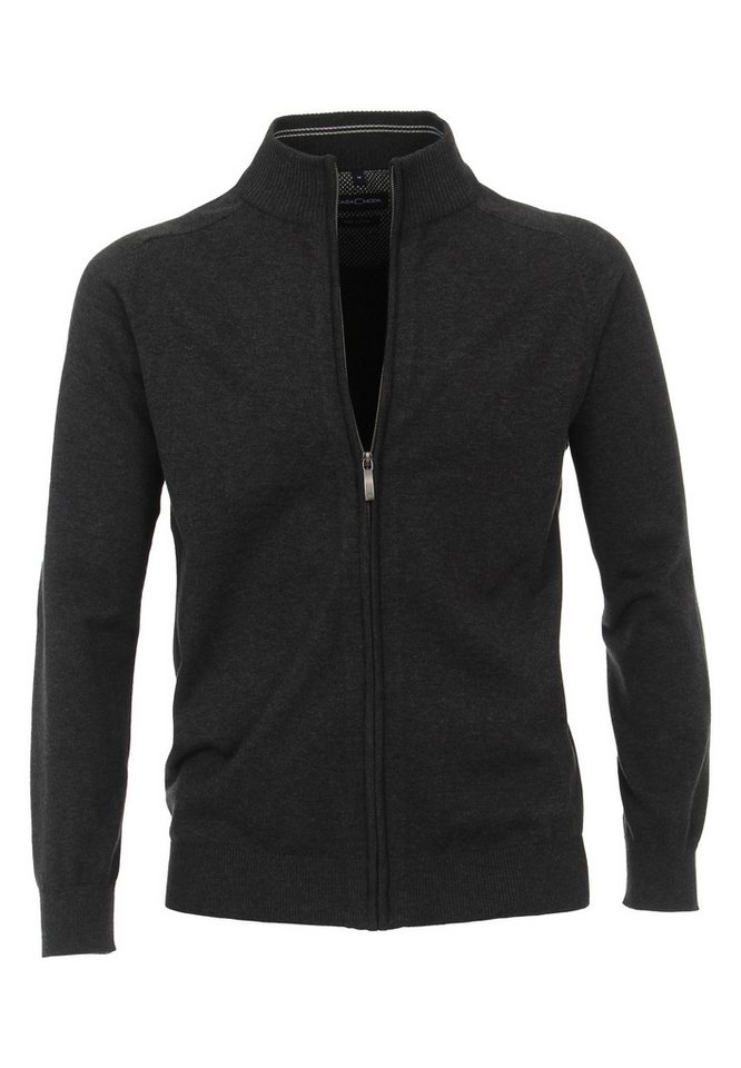 CASAMODA Strickjacke Basic (1-tlg) Strickjacke - Baumwolle - Atmungsaktiv - Reine Pima-Baumwolle von CASAMODA