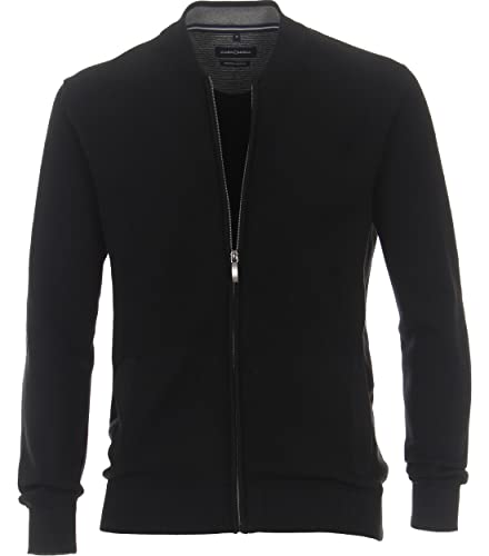 CASAMODA Strickjacke Cardigan Grobstrick Uni Schwarz L von CASAMODA