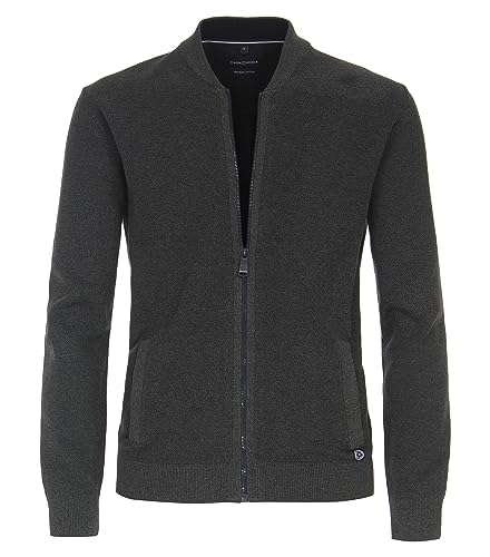 CASAMODA Strickjacke Uni Dunkelgrün 4XL von CASAMODA