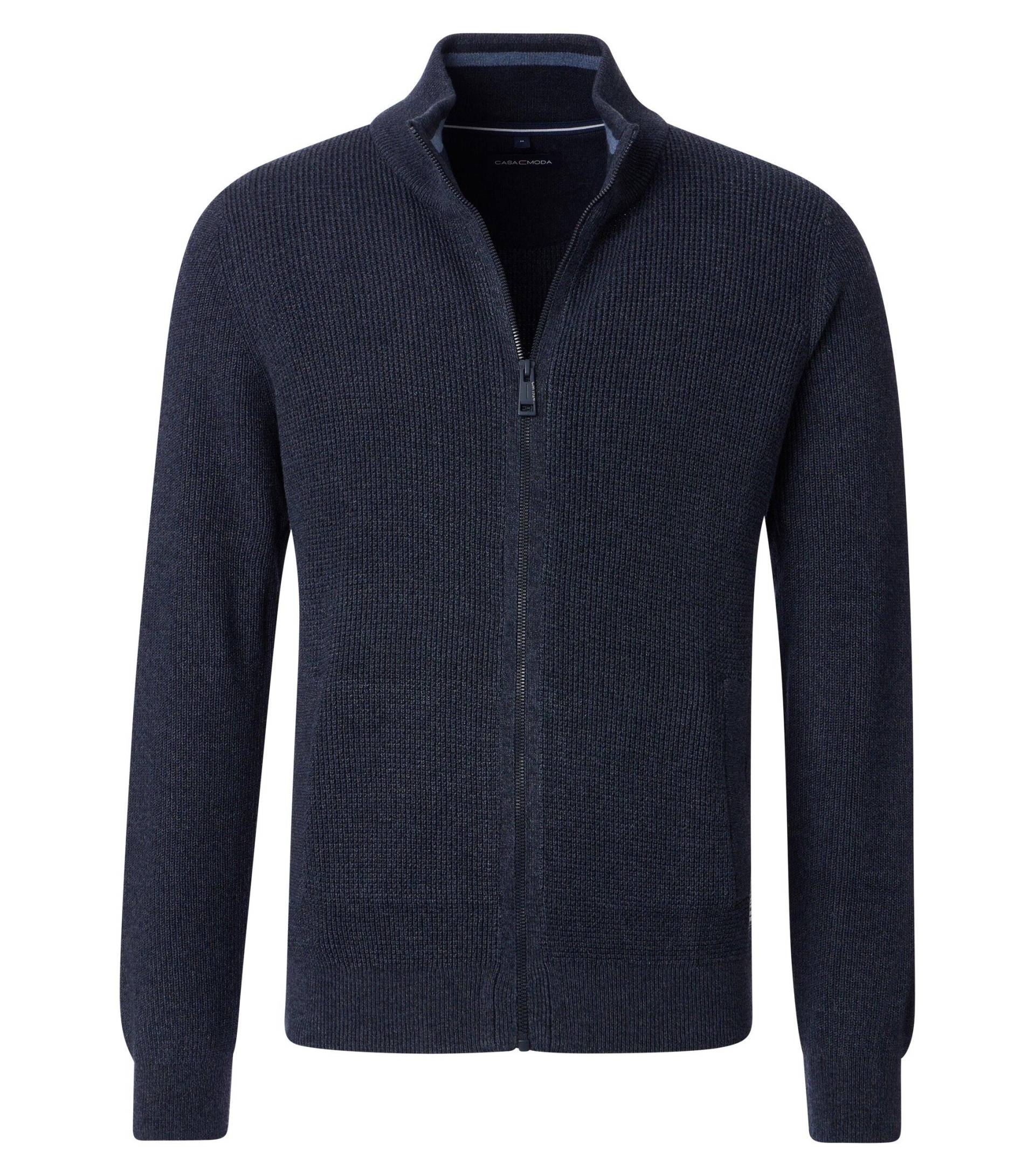 CASAMODA - Strickjacke aqua bis petrol - Gr. - 4XL von CASAMODA