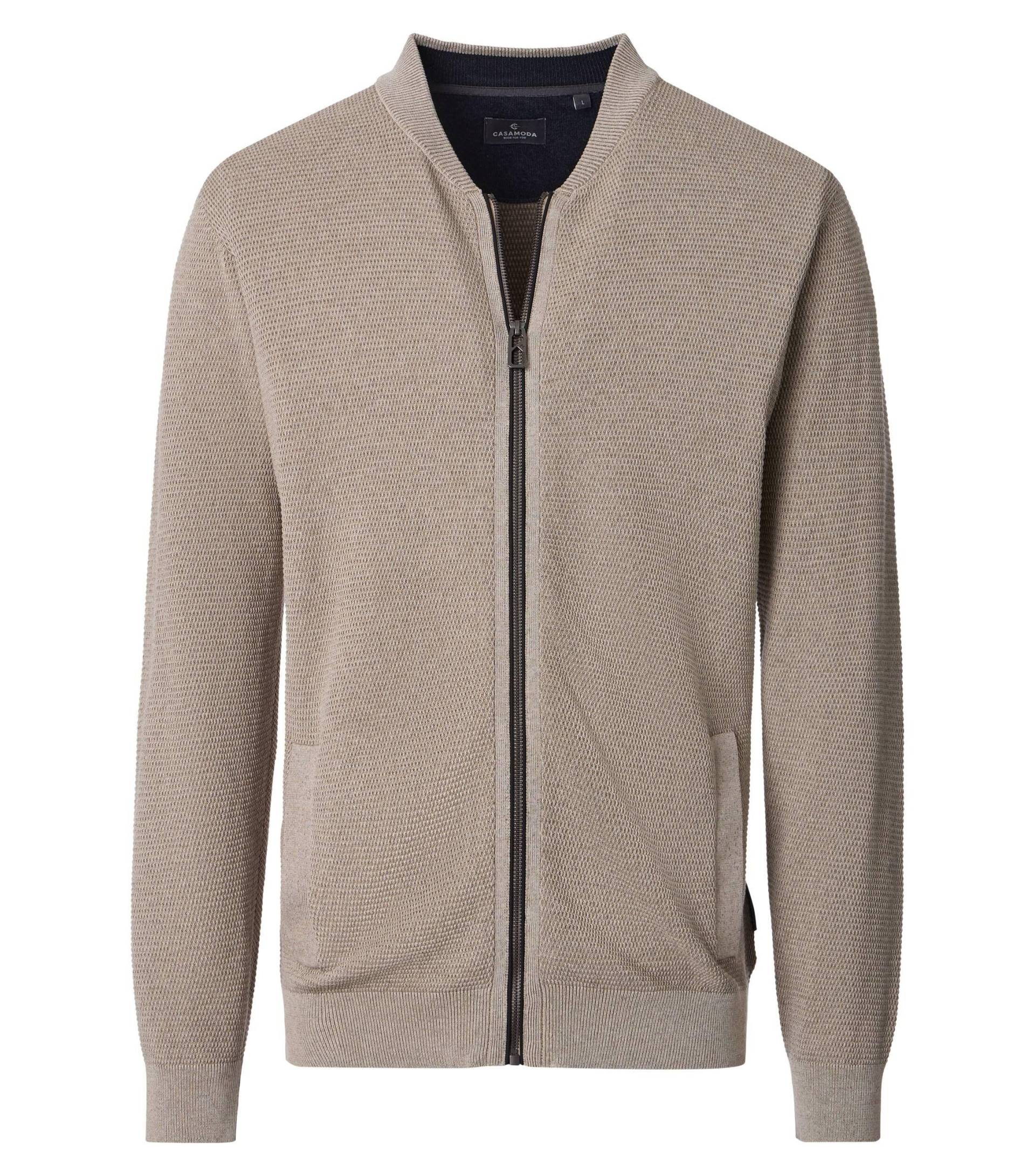 CASAMODA - Strickjacke beige - Gr. - M von CASAMODA