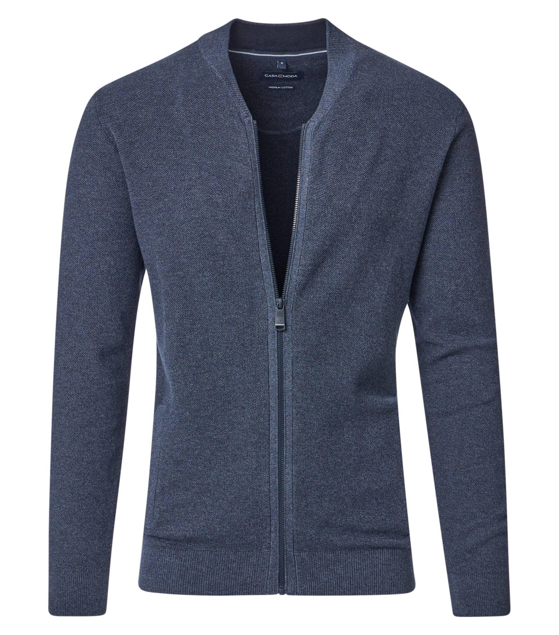 CASAMODA - Strickjacke blau - Gr. - L von CASAMODA