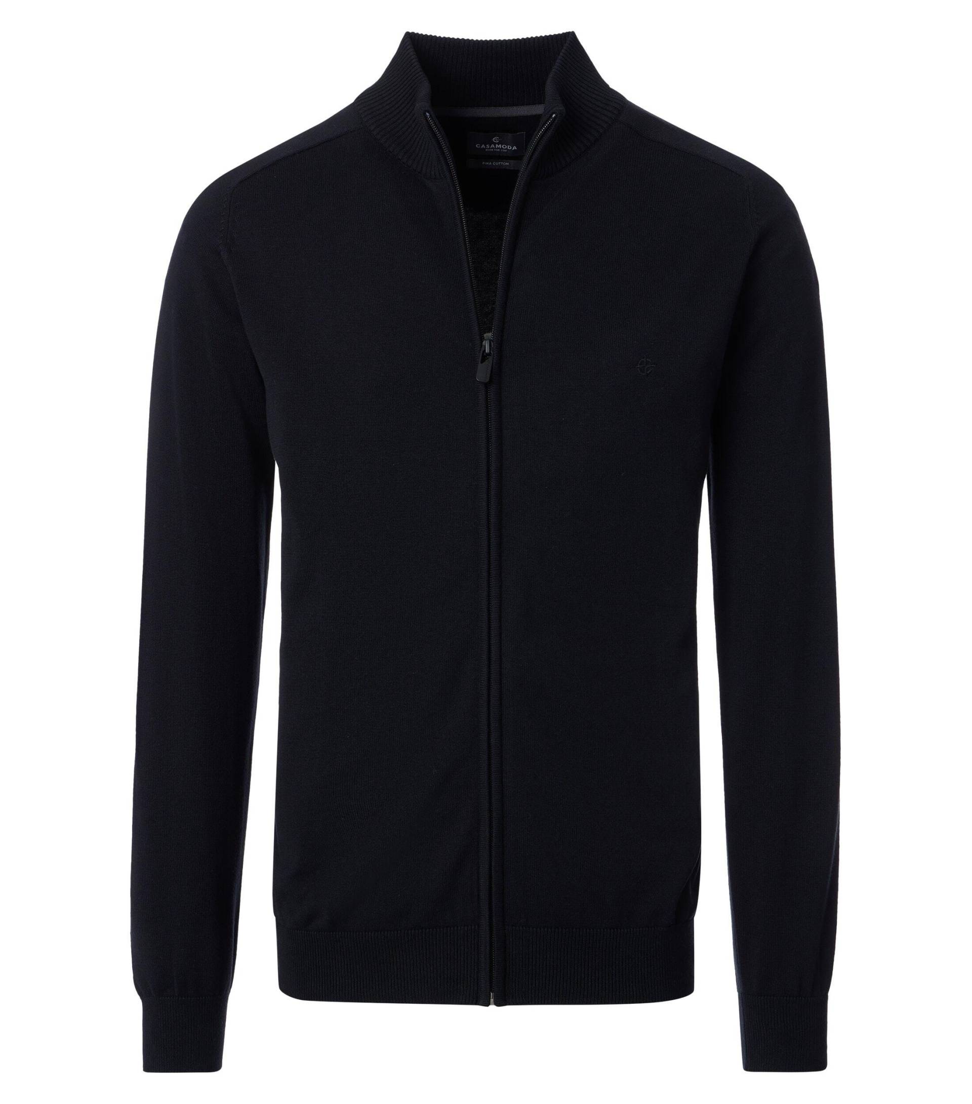 CASAMODA - Strickjacke uni 004450 schwarz - Gr. - M von CASAMODA