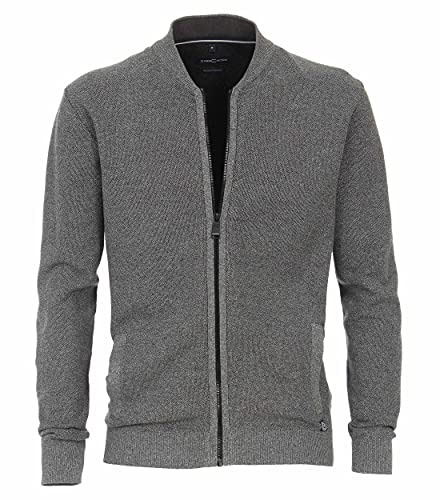 CASAMODA Strickjacke Uni Grau 4XL von CASAMODA