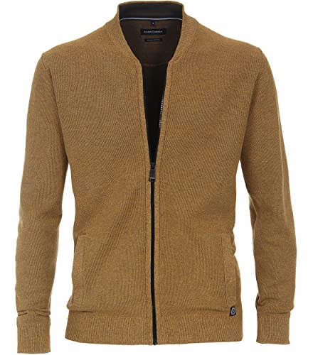 CASAMODA Strickjacke Uni Senfgelb 3XL von CASAMODA