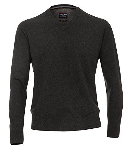 CASAMODA Strickpullover Herren in großen Größen dunkelgrau bis 6XL, Größe:3XL von CASAMODA