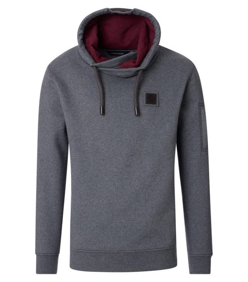CASAMODA Strickpullover Sweatshirt Snood 783 anthrazit von CASAMODA