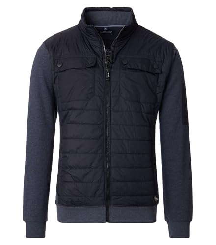 CASAMODA Sweatjacke Uni Blau XXL von CASAMODA
