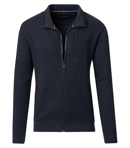 CASAMODA Sweatjacke Uni Dunkelblau XXL von CASAMODA
