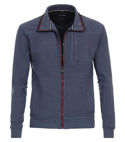 CASAMODA Sweatjacke Uni Mittelblau L von CASAMODA