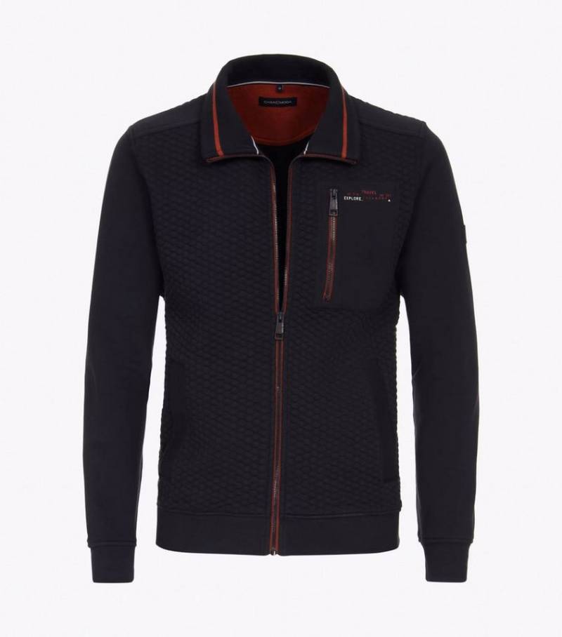 CASAMODA Sweatjacke farbige Reißverschlüsse von CASAMODA