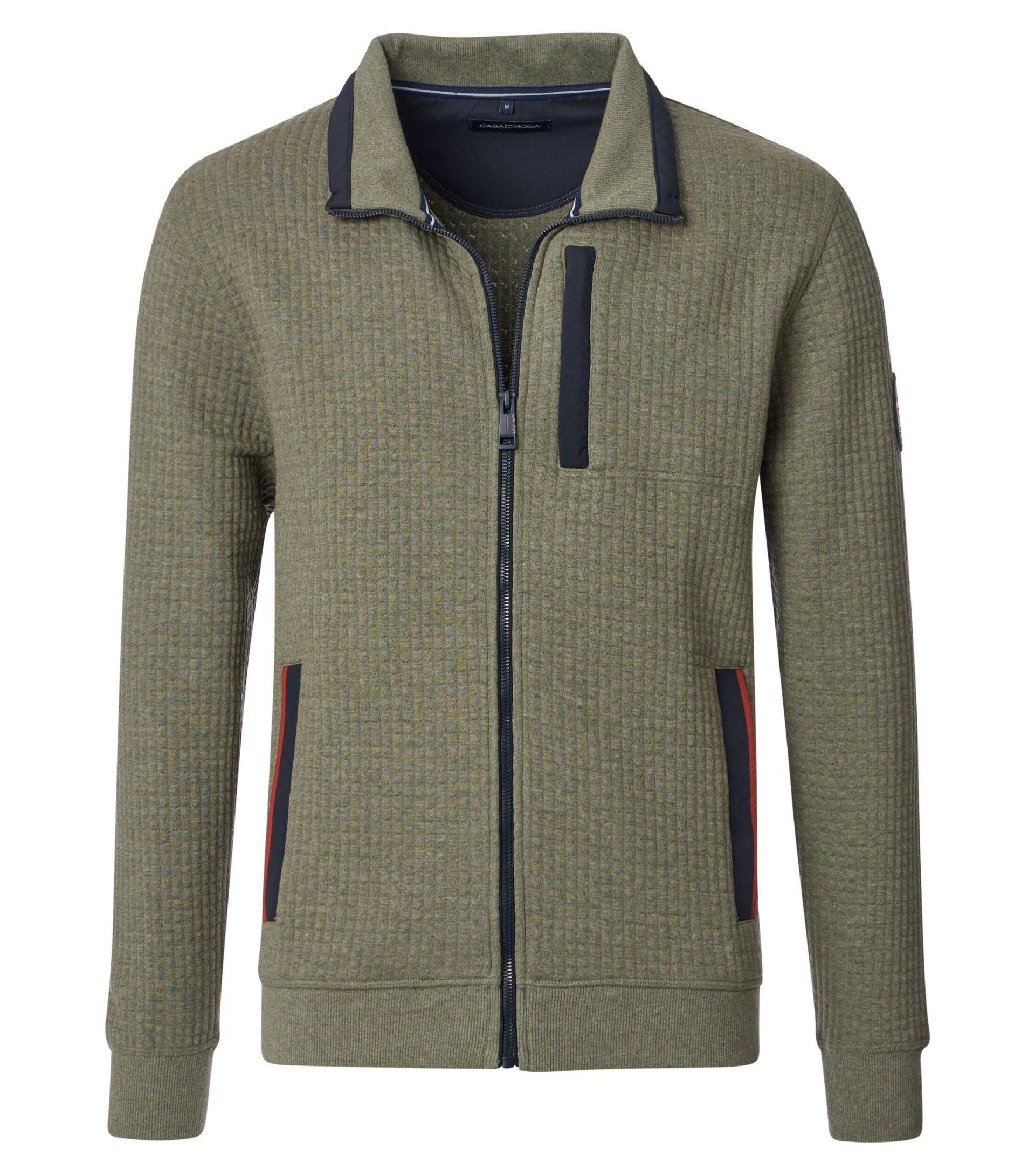 CASAMODA - Sweatjacke grün - Gr. - XL von CASAMODA