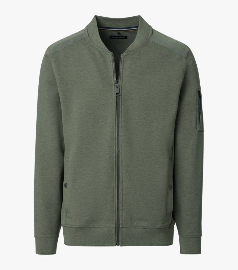 CASAMODA Sweatjacke - stilvolle Sweatjacke mit Reißverschluss, Stehkragen und Taschen von CASAMODA