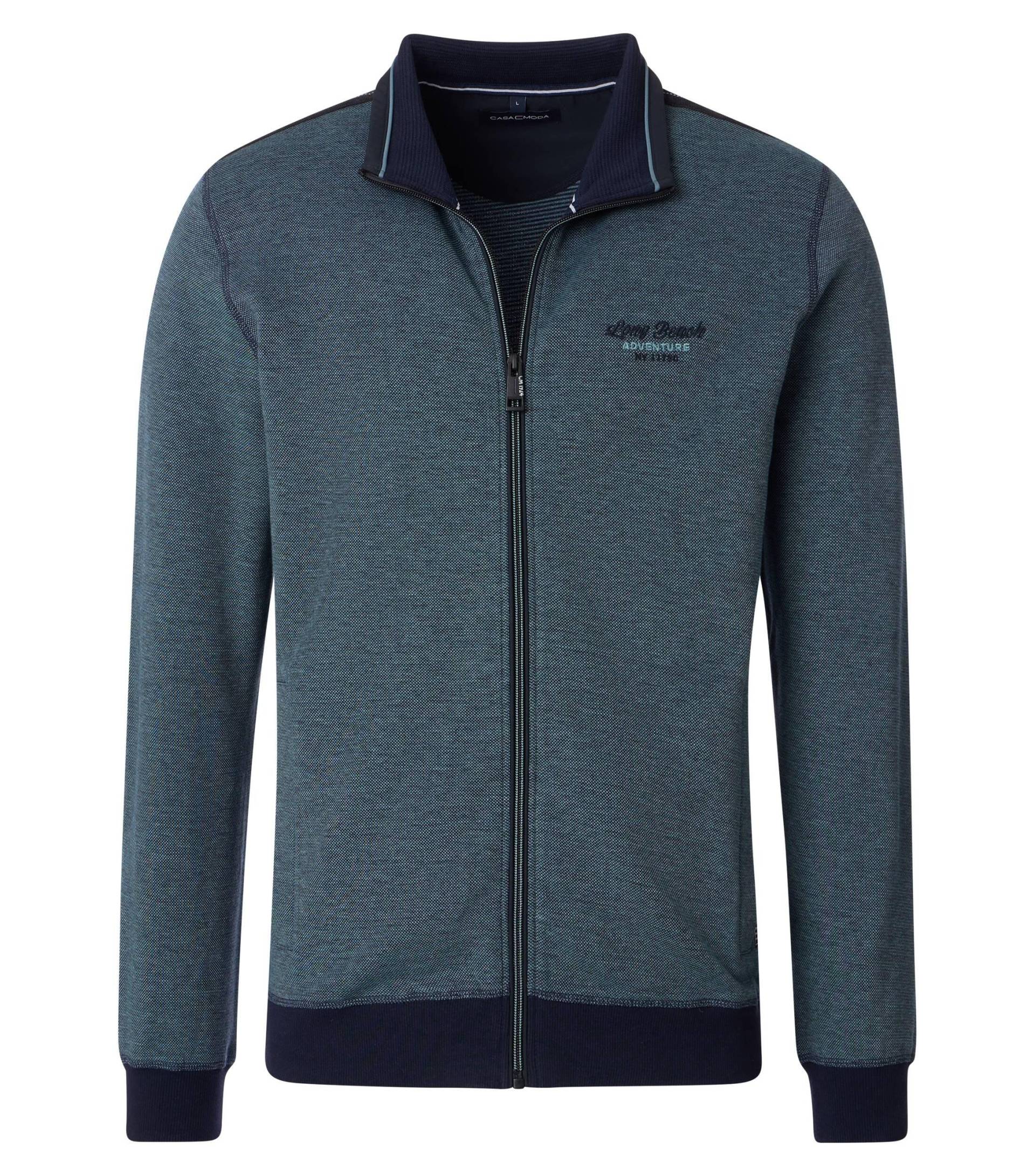 CASAMODA - Sweatjacke türkis - Gr. - 3XL von CASAMODA