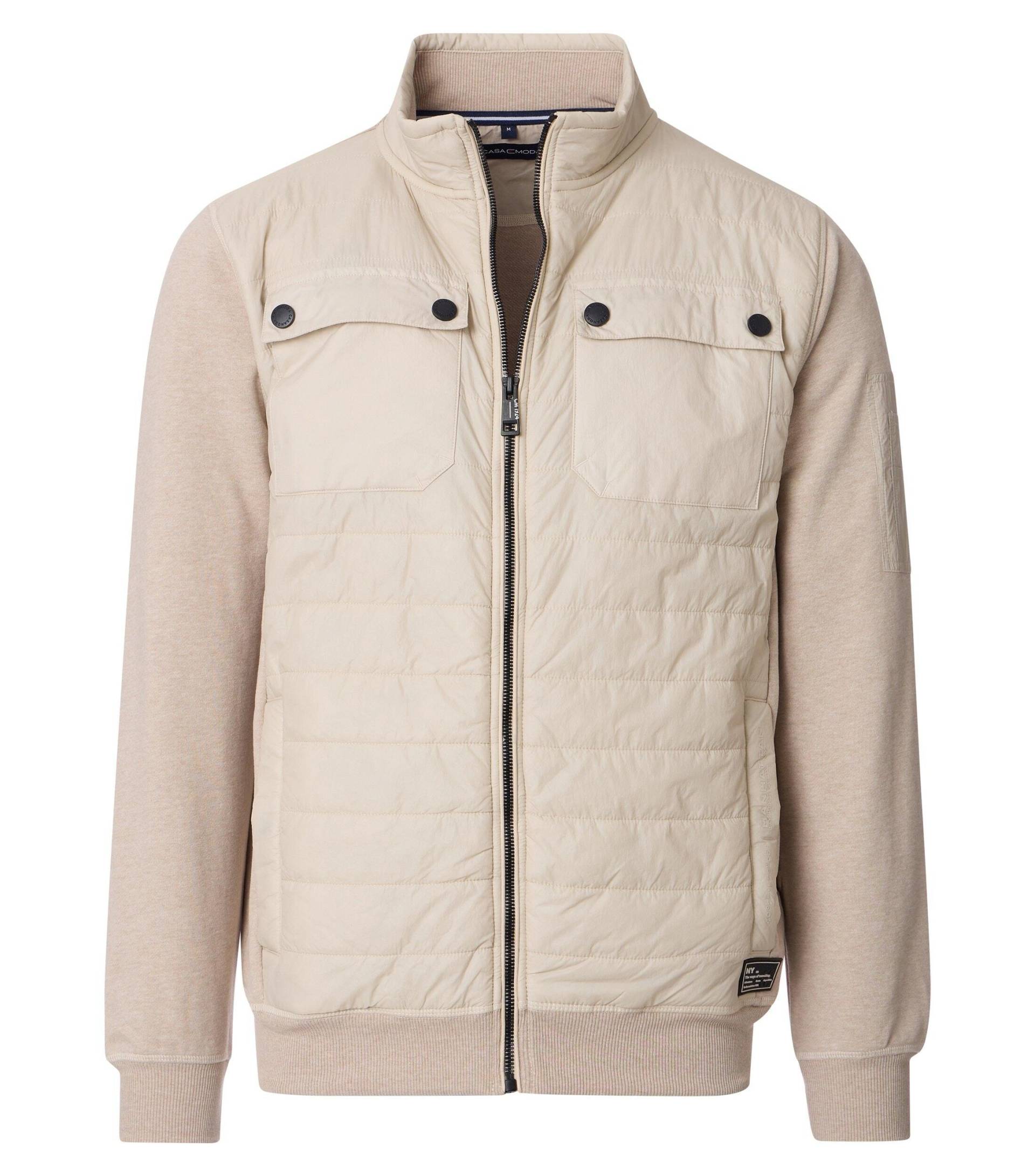 CASAMODA - Sweatjacke weiß - Gr. - L von CASAMODA