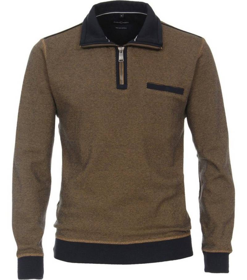 CASAMODA Sweatshirt SNOS Sweatshirt mit Zip von CASAMODA