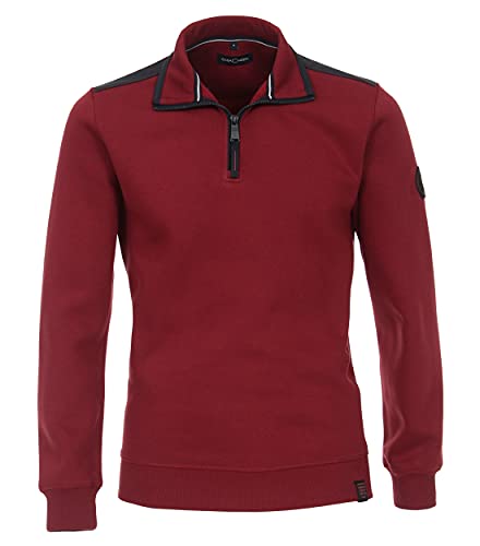 CASAMODA Sweatshirt Uni Dunkelrot M von CASAMODA