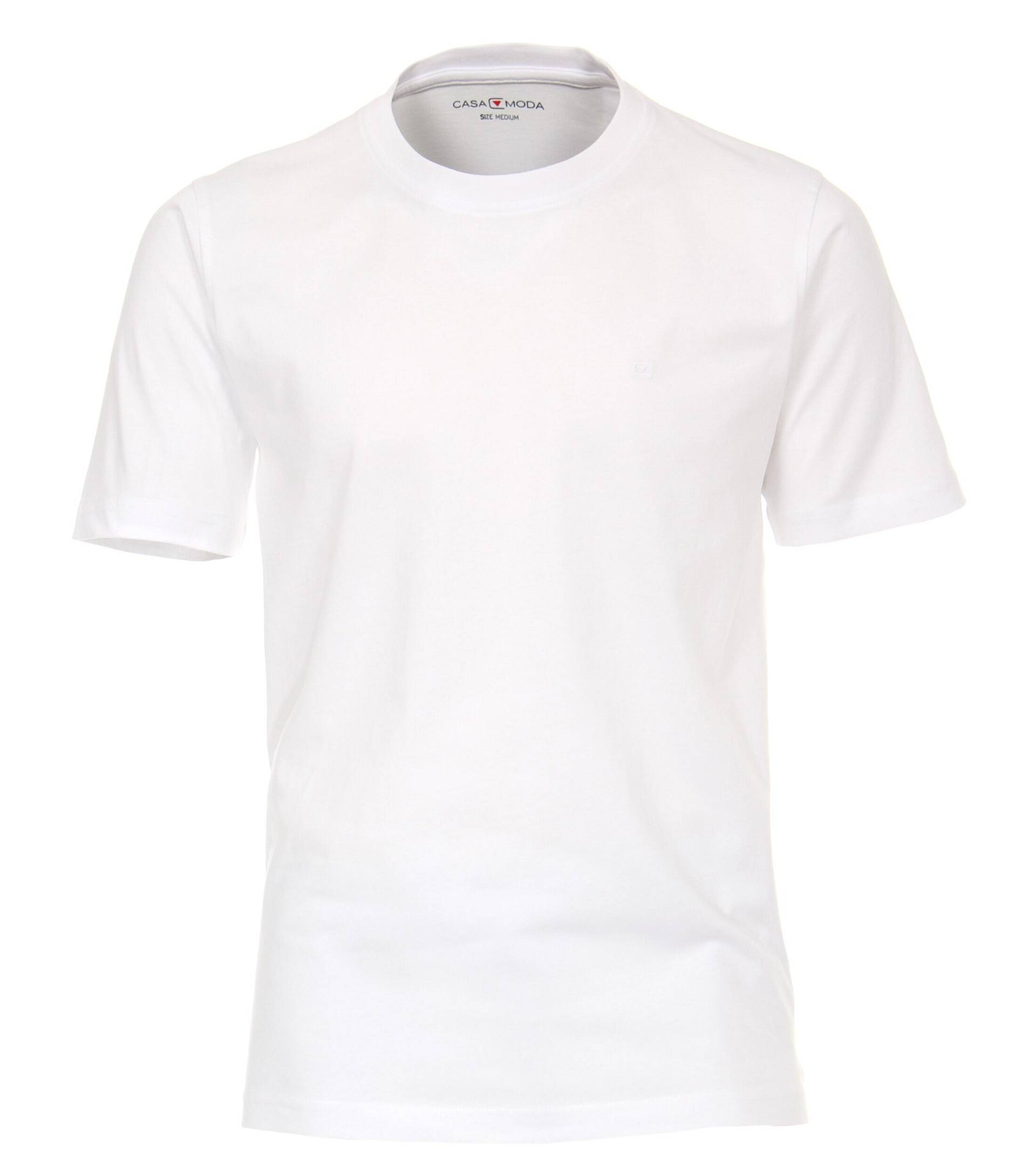 CASAMODA - T-Shirt Halbarm Doppelpack 092500 weiss - Gr. - XL von CASAMODA