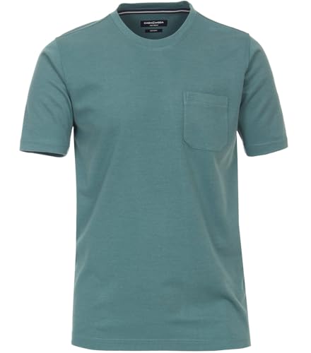 Casamoda T-Shirt Halbarm Rundhals Brusttasche Jade Größe M von CASAMODA