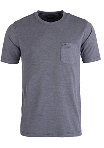 CASAMODA T-Shirt Uni graues Mittelblau XL von CASAMODA