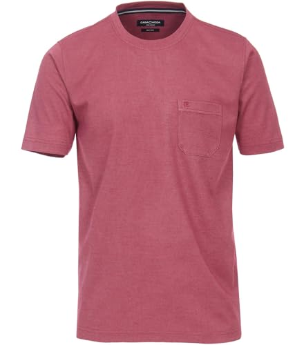 Casamoda T-Shirt Halbarm Rundhals Brusttasche rot Größe XL von CASAMODA