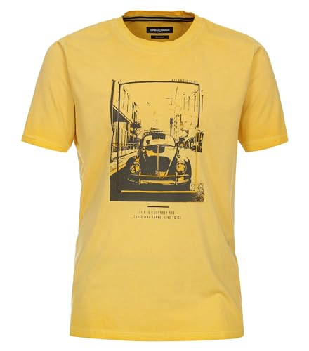 CASAMODA T-Shirt Print Gelb XXL von CASAMODA